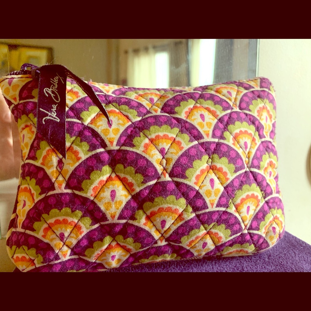 Vera Bradley makeup bag.